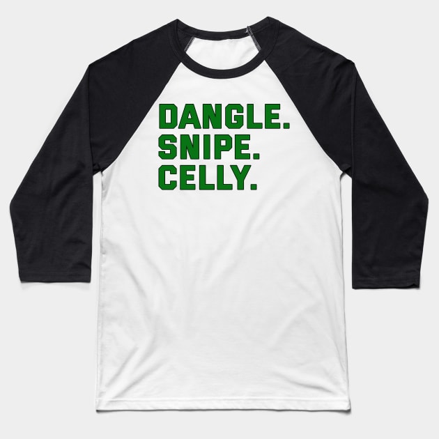 DANGLE. SNIPE. CELLY. Baseball T-Shirt by HOCKEYBUBBLE